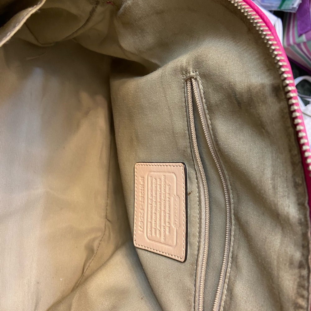 Coach Raspberry Empire Handbag - Picture 5 of 6